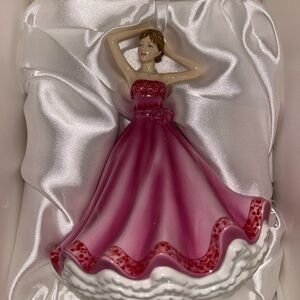 Royal Doulton Strapless Pink Dress Figurine